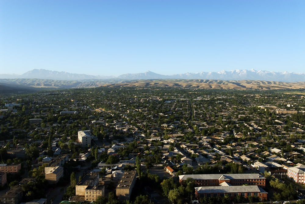 Osh City from Mt. Suleiman