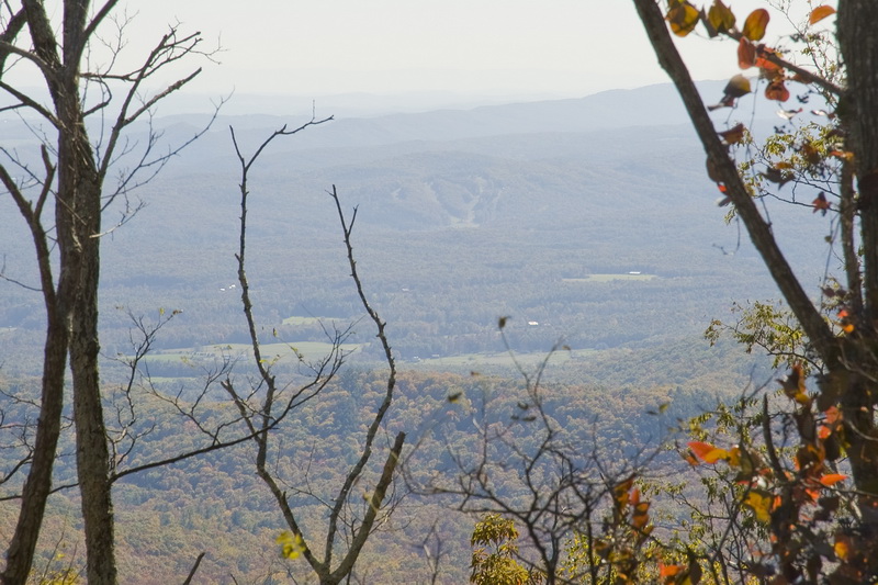 View from Devils Hole Mountain of Bryce Resort