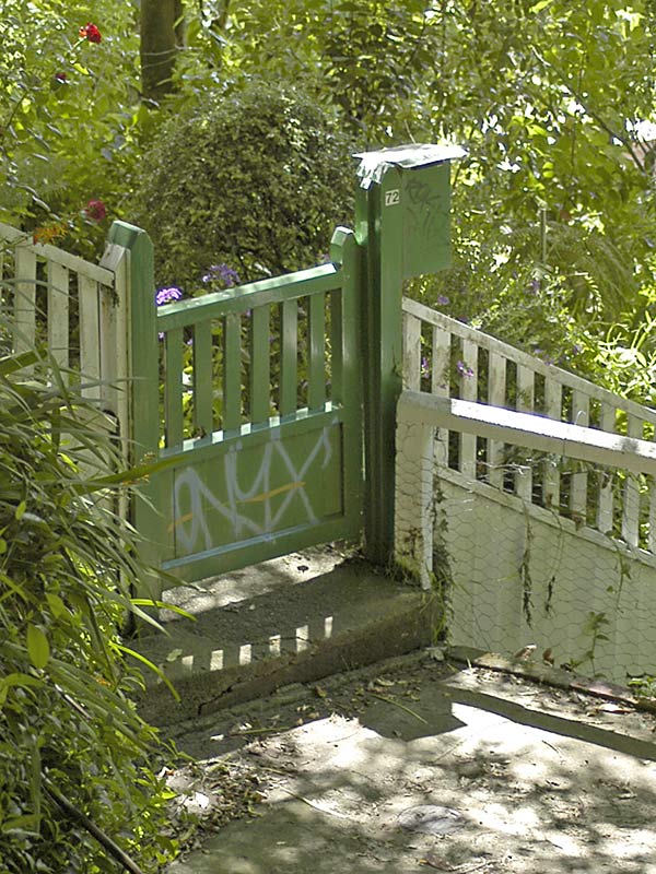 Gate with Grafitti