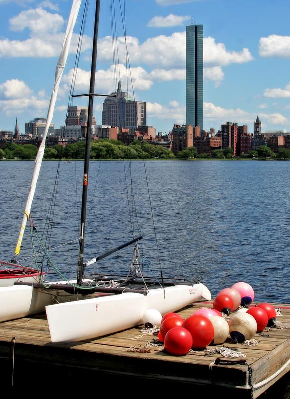 Hancock Tower and the Charles River