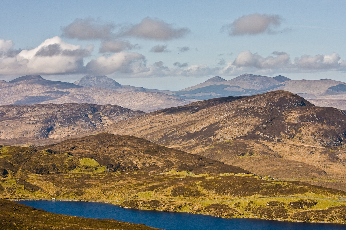 The View from Lough Salt Mountain towards Errigal