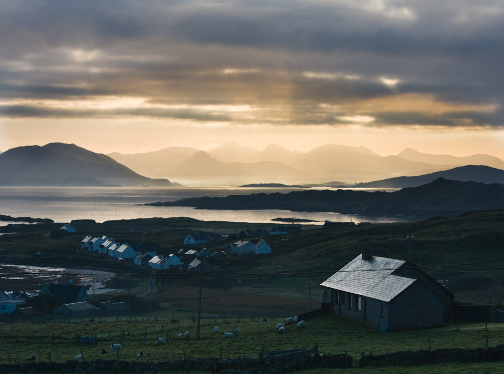 View from Inishbofin looking towards Letterfrack Co. Galway