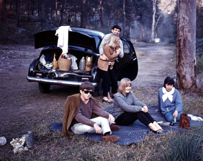 Brian Henry, Sandra Abrahams, Stephen Carnell, Margaret Church, Sue Paton, Lane Cove 1966