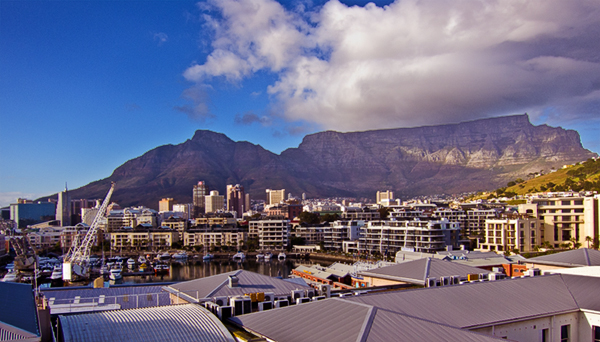 Table Mountain & Lions Head From Hotel