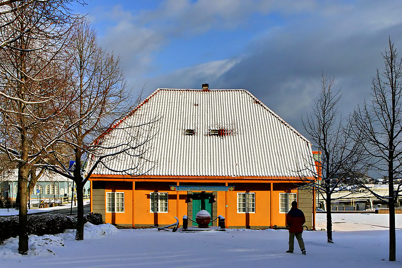 Yellow house waits