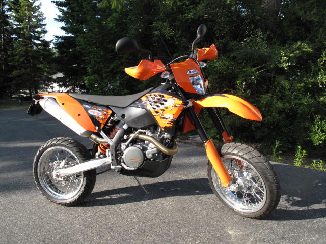530EXC-R with Motard Wheels