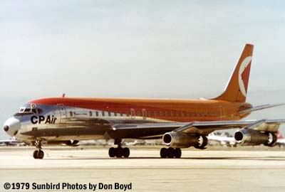 Canadian Pacific DC8-43 CF-CPF aviation stock photo #CNP CP DC8 CP-CPF