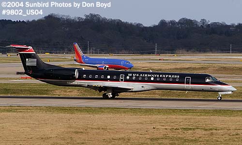 US Airways Express (Mesa Airlines) EMB-145LR N826MJ aviation airline stock photo #9802