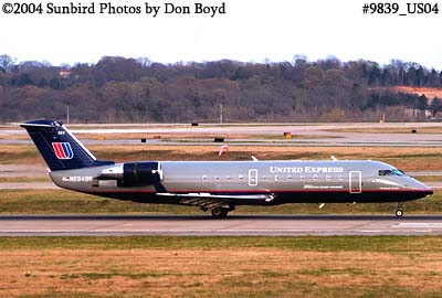 United Express (Atlantic Coast Airlines) CL-600-2B19 N684BR aviation airline stock photo #9839
