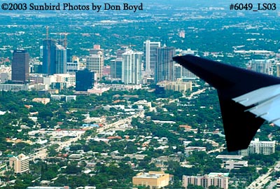 2003 - Downtown Ft. Lauderdale landscape aerial stock photo #6049