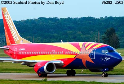 Southwest Airlines B737-3H4 N383SW Arizona One aviation airline stock photo #6283