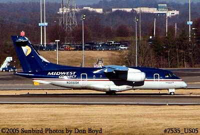 Midwest Connect (Skyway Airlines) Dornier 328-300 N358SK aviation airline stock photo #7535