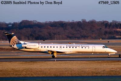 Continental Express (ExpressJet Airlines) EMB-145LR N16951 aviation airline stock photo #7569