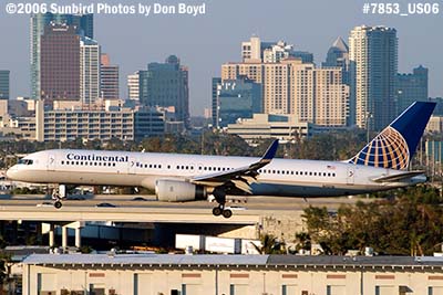 Continental Airlines B757-224/ET N12116 aviation airline stock photo #7853