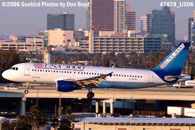 USA 3000 A320-214 G-BXKC aviation airline stock photo #7878