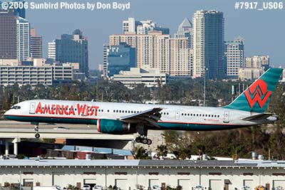 America West (US Airways) B757-2S7 N903AW aviation airline stock photo #7917