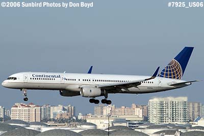 Continental Airlines B757-224 N14106 aviation airline stock photo #7925