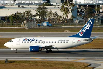 Canjet B737-522 C-FCGF aviation airline stock photo #7941