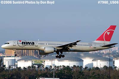 Northwest Airlines B757-251 N532US aviation airline stock photo #7960