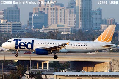 United Airlines Ted A320-232 N440UA aviation airline stock photo #7991