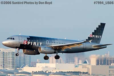 Spirit A319-132 N506NK aviation airline stock photo #7994