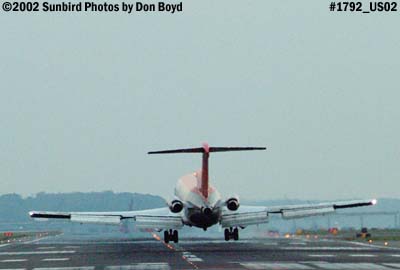 Northwest Airlines B727-200 touching down photo #1792