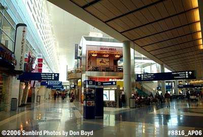 Terminal D at Dallas Ft. Worth International Airport stock photo #8816