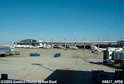 Terminal B viewed from Terminal D at Dallas Ft. Worth International Airport stock photo #8817