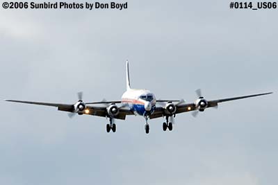 Florida Air Transport Inc.'s DC-6A N70BF cargo aviation stock photo #0114