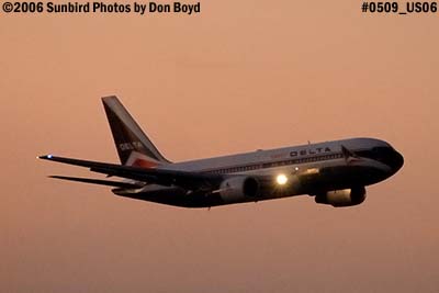 The Farewell Tour of Delta's B767-232 N102DA The Spirit of Delta at FLL airline aviation stock photo #0509