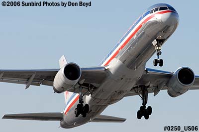American Airlines B757-223 airline aviation stock photo #0250