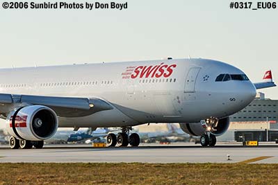 Swiss International A330-223 HB-IQO airline aviation stock photo #0317
