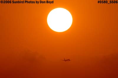 Varig B767-375/ER PP-VPV airline sunset aviation stock photo #0580