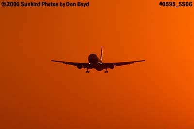 Varig B767-375/ER PP-VPV airline sunset aviation stock photo #0595