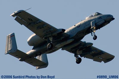 Massachuesetts Air National Guard A-10A Thunderbolt II #AF78-632 military air show aviation stock photo #0890