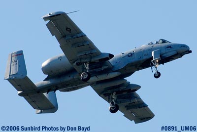 Massachuesetts Air National Guard A-10A Thunderbolt II #AF78-632 military air show aviation stock photo #0891