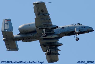 Massachuesetts Air National Guard A-10A Thunderbolt II #AF78-632 military air show aviation stock photo #0893
