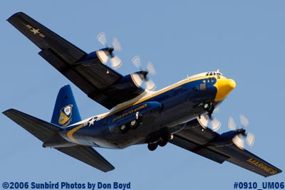 USMC Blue Angels C-130T Fat Albert (New Bert) #164763 military air show aviation stock photo #0910