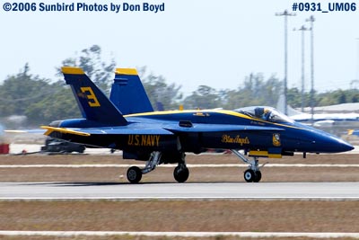 USN Blue Angel #3 takeoff at Opa-locka Airport military air show aviation stock photo #0931