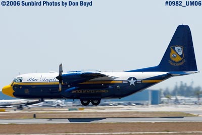 USMC Blue Angels C-130T Fat Albert (New Bert) #164763 takeoff military air show aviation stock photo #0982