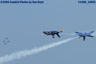 USN Blue Angels at 2006 Air & Sea practice show military air show stock photo #1080