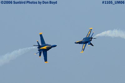 USN Blue Angels at 2006 Air & Sea practice show military air show stock photo #1105