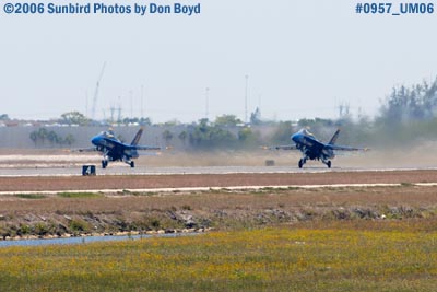 USN Blue Angels takeoff at Opa-locka Airport air show aviation stock photo #0957