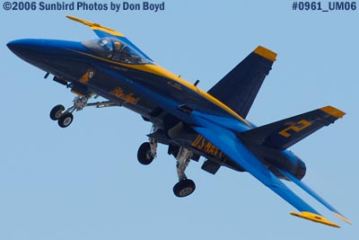 USN Blue Angels #2 takeoff at Opa-locka Airport air show aviation stock photo #0961
