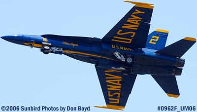 USN Blue Angels #2 takeoff at Opa-locka Airport air show aviation stock photo #0962F