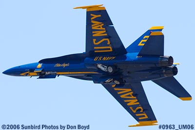 USN Blue Angels #2 takeoff at Opa-locka Airport air show aviation stock photo #0963