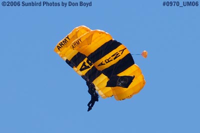 USA Golden Knights performing at Opa-locka Airport air show stock photo #0970