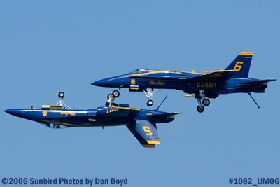 USN Blue Angels at 2006 Air & Sea practice show military air show aviation stock photo #1082