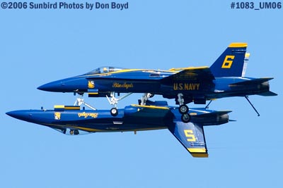 USN Blue Angels at 2006 Air & Sea practice show military air show aviation stock photo #1083