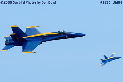 USN Blue Angels at 2006 Air & Sea practice show military air show aviation stock photo #1135